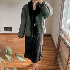 Authentic Original Shearling Coat Size L